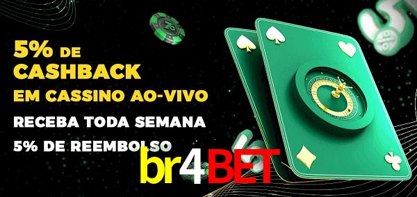 Promoções do cassino ao Vivo br4bet